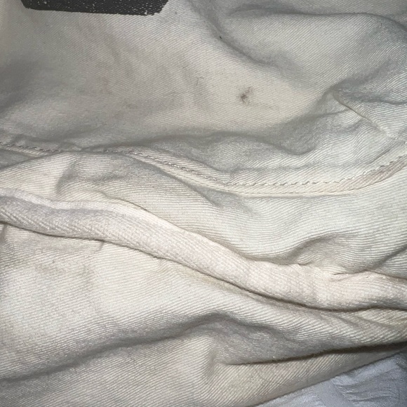 Large FEED White & Burlap Bag Tote ASO Meghan Markle - Picture 8 of 10